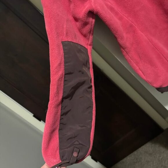 The North Face Pink and Brown Fleece Jacket - Picture 4 of 4